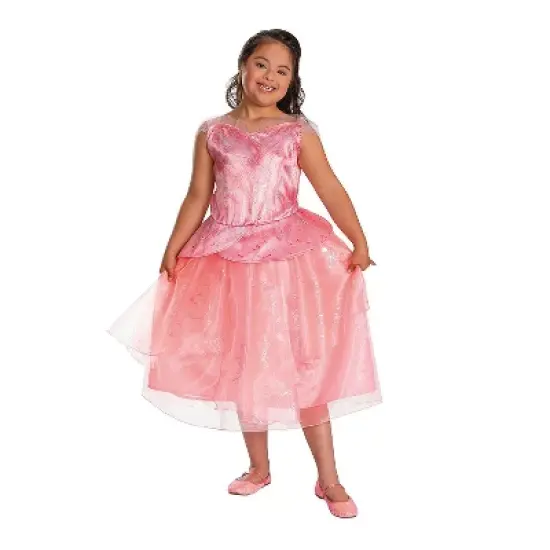 Wicked Girls' Glinda Halloween Adaptive Costume Dress - Pink - 4-6 image {1}