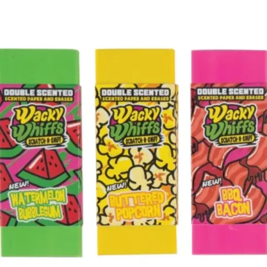 Wacky Whiffs Erasing Fun! (6 Pack) - Double the Scents, Double the Fun image {1}