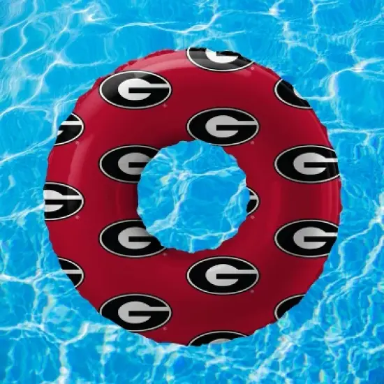 NCAA Georgia Bulldogs 48" Inflatable Pool Float: PVC Water Float, 330 lbs Capacity image {3}