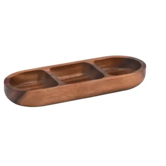 Kalmar Home Solid Acacia Wood  Candy/ Nut Bowl image {3}