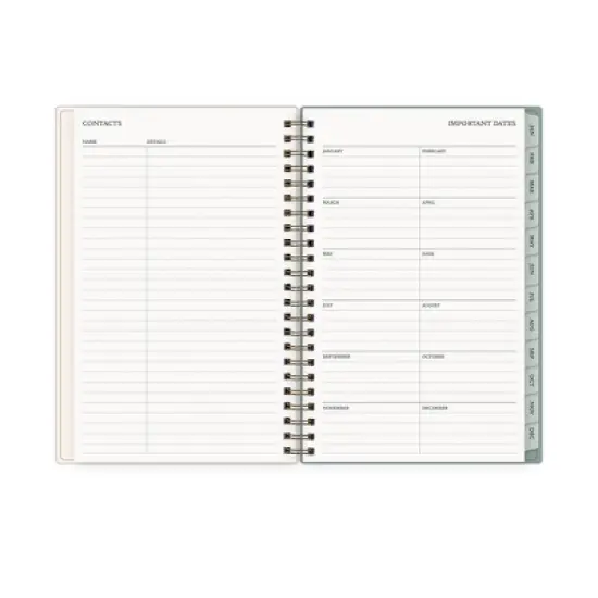 Morris & Co. by Blue Sky 2026 5"x8" Weekly/Monthly Wirebound Planner Printed Strawberry Thief image {8}