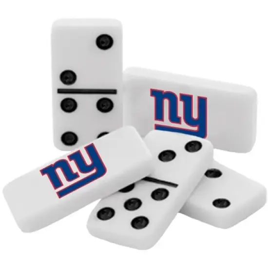 MasterPieces Officially Licensed NFL New York Giants 28 Piece Dominoes Game for Adults image {2}
