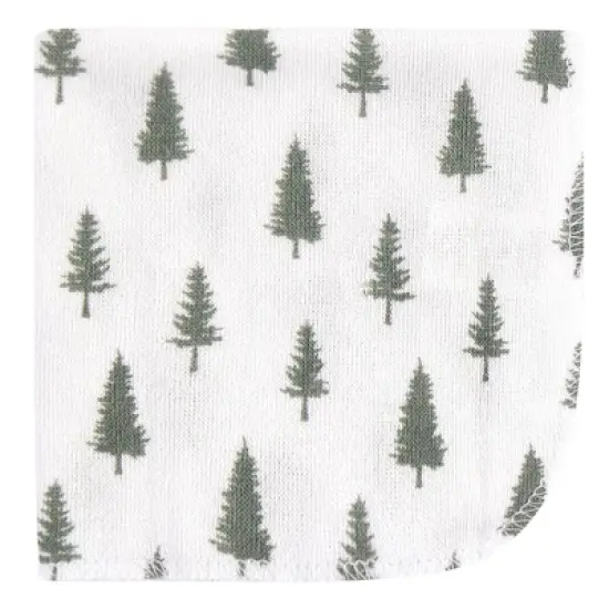 Hudson Baby Infant Boy Rayon from Bamboo Washcloth Bundle, Moose, One Size image {5}