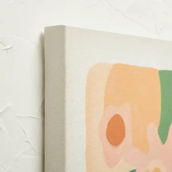 24" x 30" Floral Abstract Unframed Wall Canvas Green - Opalhouse&trade; designed with Jungalow&trade; image {2}