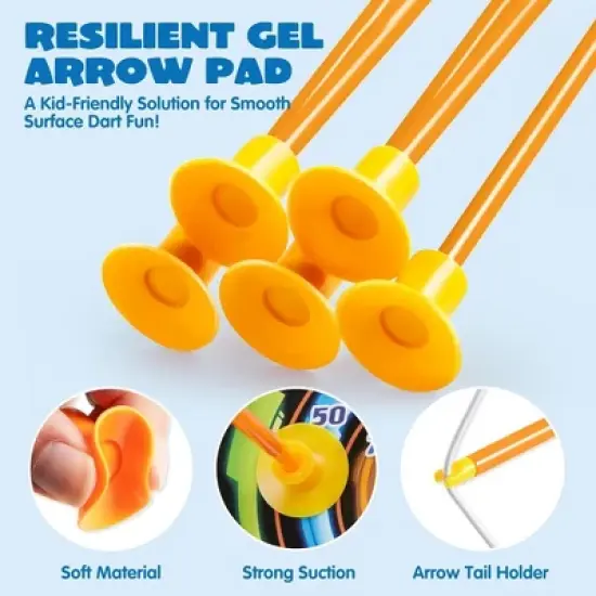 Joyfy Kids Archery Bow and Arrow Toy Set with LED, Archery Toy Set for Boys' Outdoor Play, Great Birthday Gift for Boys and Girls Ages 6-12 image {3}