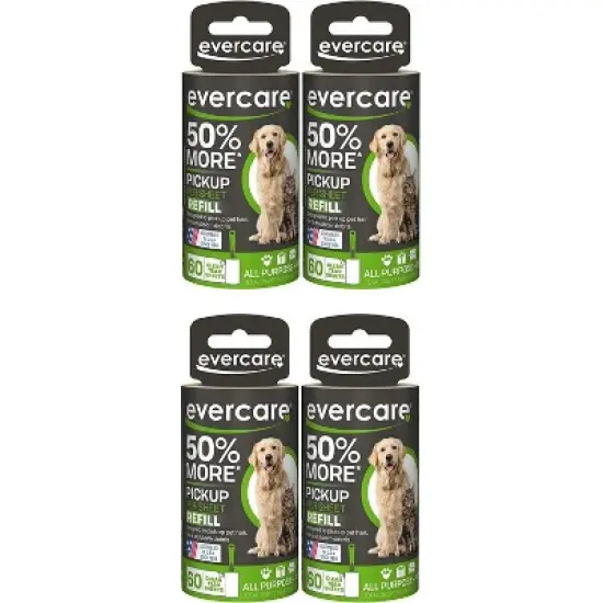 Evercare All Purpose Pet Hair Lint Roller Refills, 60 Sheets image {6}