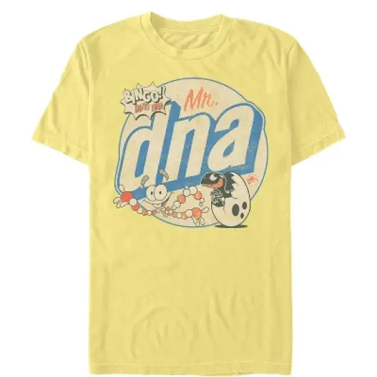 Men's Jurassic World Mr. DNA Cartoon T-Shirt image {3}