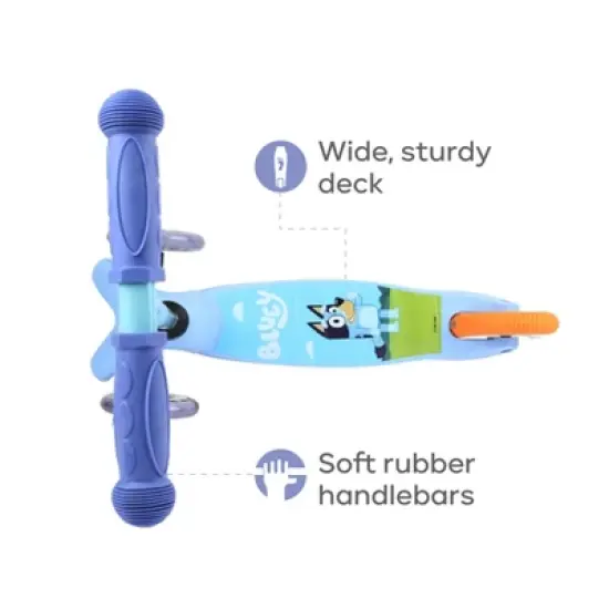 Bluey Tilt/Turn Scooter with Light Up Wheels image {3}