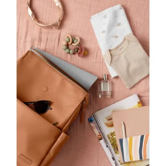 Skip Hop Greenwich Vari Diaper Bag Backpack - Toffee image {2}