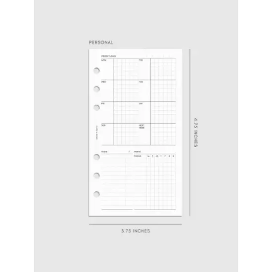 Weekly Admin Planner Inserts | Monday Start | Cloth & Paper image {11}