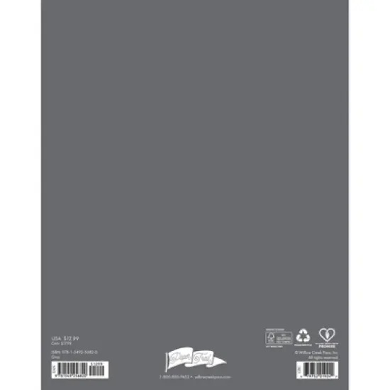 Willow Creek Press Gray Academic July 2025 - June 2026 7.5"x9.5" Booklet Monthly Planner image {1}