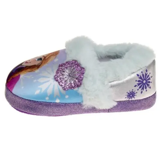 Disney Frozen Anna and Elsa Happy Sisters Toddler Girls' Dual Sizes Slippers image {2}
