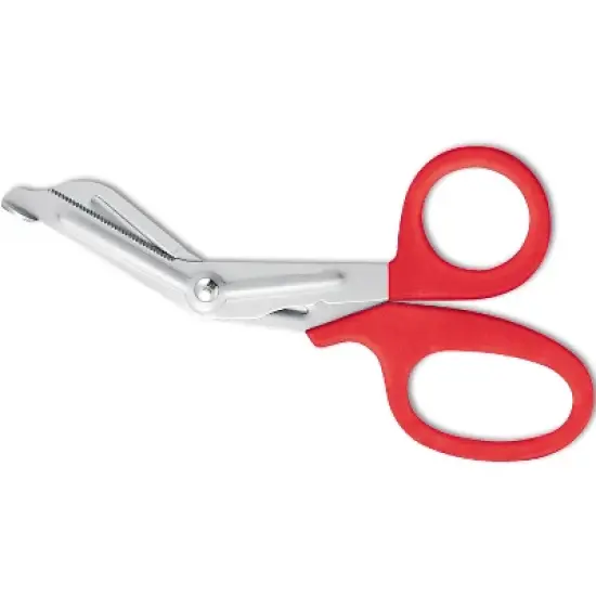 Westcott Stainless Steel Office Snips 7" Long Red 10098 image {4}