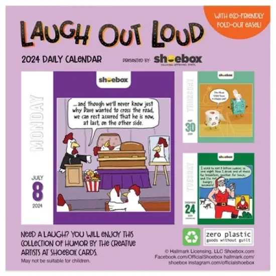 TF Publishing 2024 Daily Desktop Calendar 5.25"x5.25" Shoebox image {5}