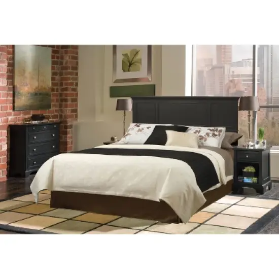 3pc Queen Bedford Bedroom Set Black - Home Styles image {4}