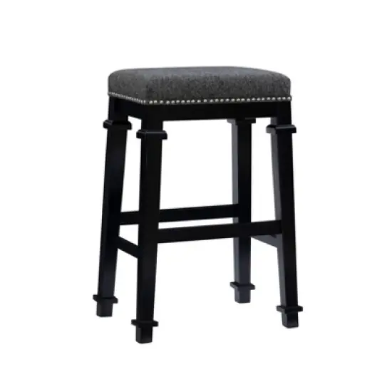 Kennedy Backless Barstool Wood - Linon image {10}