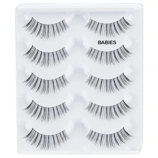 Ardell 5 Pack Lashes - Babies #68982 (PACK OF 3) - Natural Boost Lashes, Fanned-Out Style image {2}