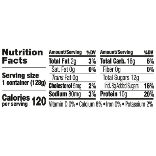 Light + Fit Mixin Greek Yogurt - 4.5oz Cup image {7}