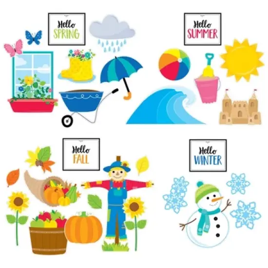 Creative Teaching Press&reg; Year-Round Seasonal Accents Bulletin Board Set image {3}