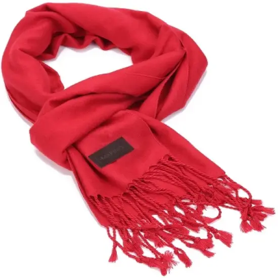 Mio Marino | Women's Solid Fringed 100% Cotton Scarf image {13}
