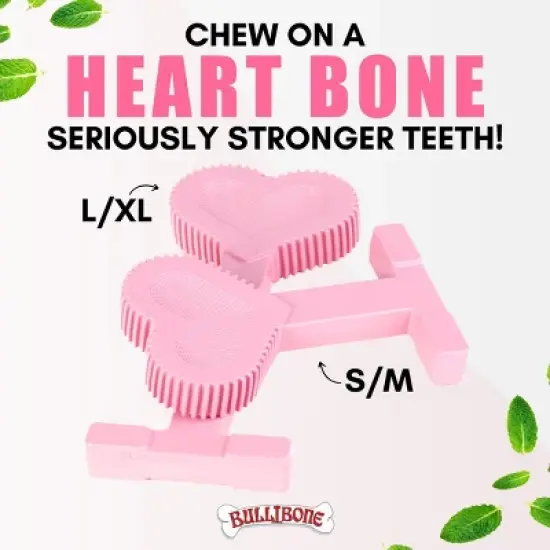 Bullibone Heartbone Chew Toy for Small Dogs image {4}