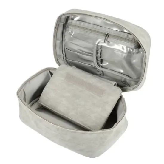 Unique Bargains Cosmetic Brush Organizer Women's Travel Makeup Bag 1 Set image {6}