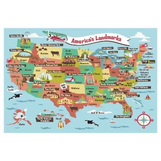 Smithsonian Americas Landmarks Puzzle 100pc image {1}
