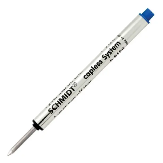 Schmidt Ink Schmidt 8126 Rollerball Short Capless Refill Fine Blue 2 Pack (SC58120) image {2}