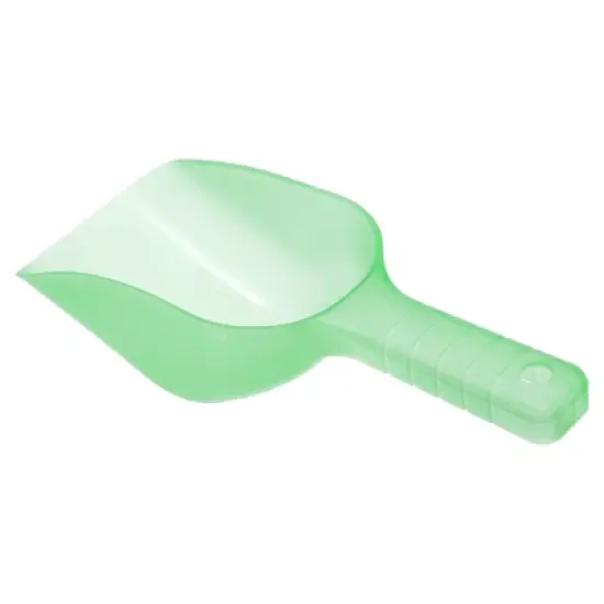 Unique Bargains Plastic Multi-functional Durable Kitchen Maker Ice Scoop 12oz Green 1 Pc image {6}