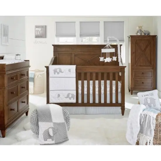 Wendy Bellissimo Elephant Textured 2 Ply Plush Blanket image {2}