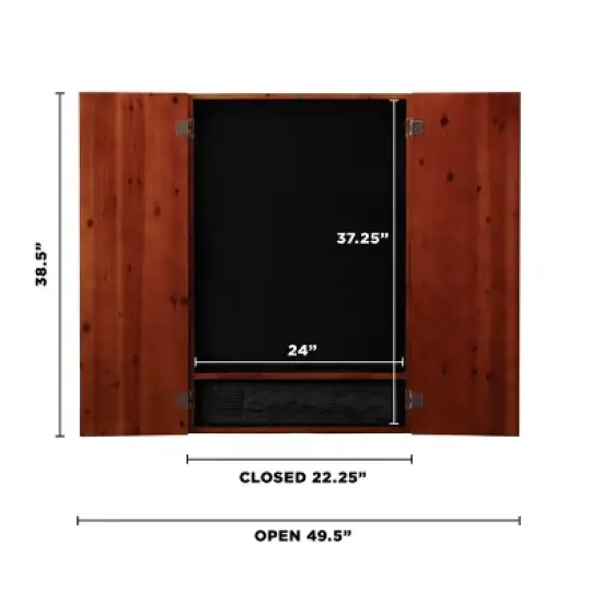 Viper Metropolitan Soft Tip Dartboard Cabinet image {5}