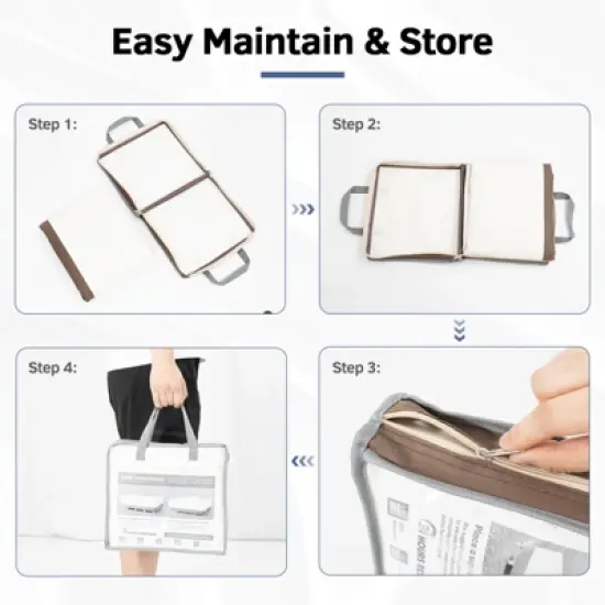 Buenhomino Rectangle Patio Furniture Cover Waterproof Outdoor Dining Table and Chair Cover Anti-UV Outside Sectional Sofa Set Covers image {9}