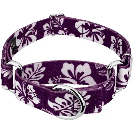 Country Brook Design - Purple Hawaiian Martingale Dog Collar image {4}