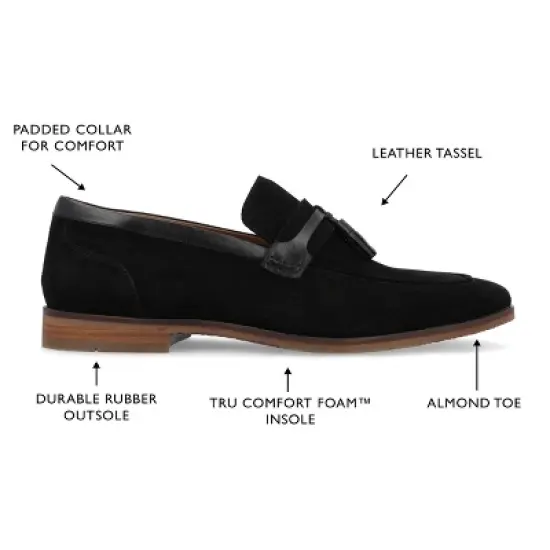 Thomas & Vine Hawthorn Apron Toe Tassel Loafer image {7}