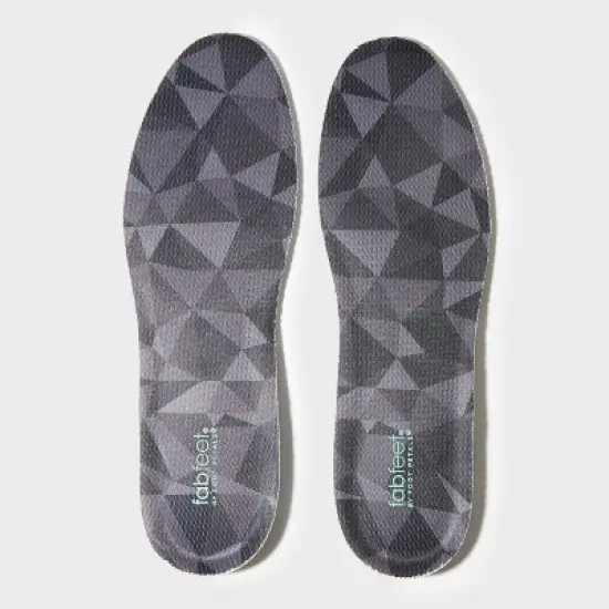 Fab Feet Women's by Foot Petals Everyday Gel Insole Cushions Black Trim To Fit - Size (6-10): Urethane Material image {1}