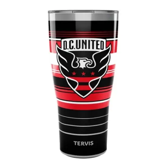 MLS DC United 30oz Hype Stripe Stainless Steel Tumbler image {3}