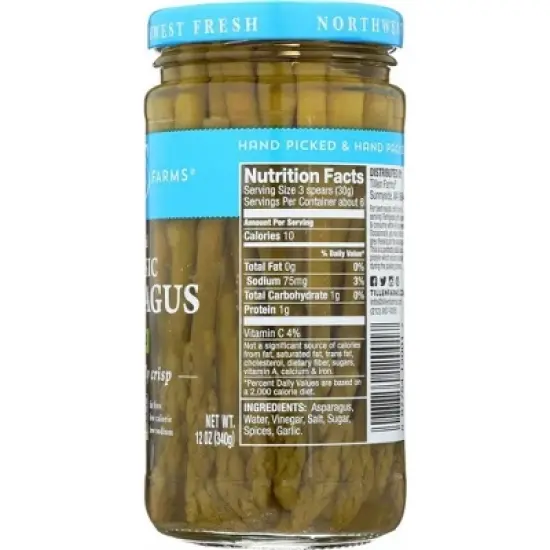 Tillen Farms Pickled Classic Asparagus - Case of 6/12 oz image {3}