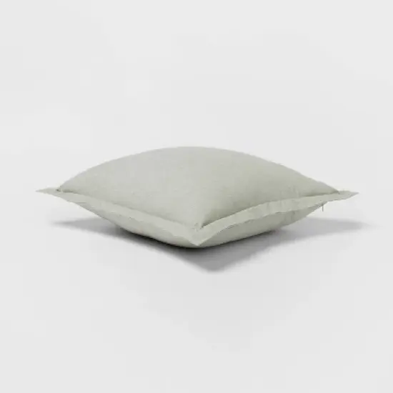 Euro Cotton Linen Blend Chambray Decorative Throw Pillow - Threshold&trade; image {2}