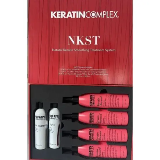 Keratin Complex NKST Natural Keratin Smoothing Treatment System (Professional Starter Kit) image {1}
