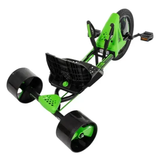 Huffy 16" Green Machine Drift Trike - Adjustable Seat Age 5+ - Green image {6}