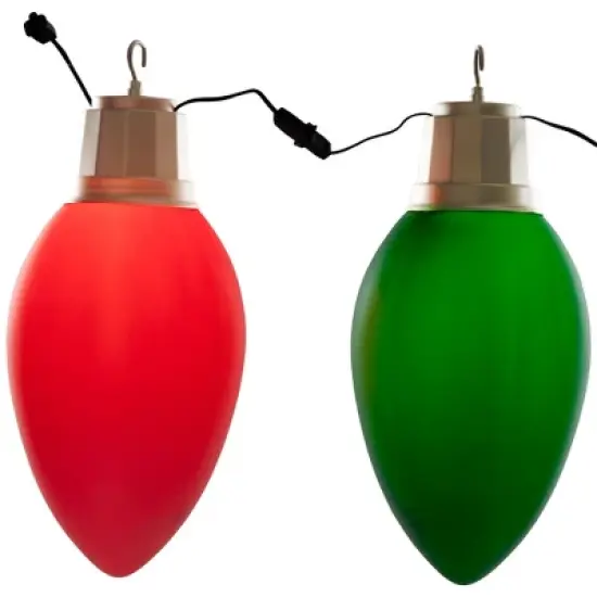 Northlight Lighted Blow Mold C7 Bulbs Christmas Decorations - 20" - Set of 4 image {3}