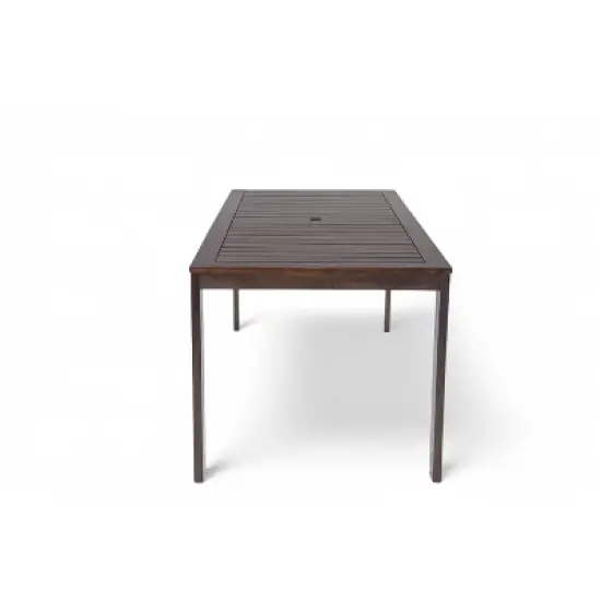 FIONECA Patio Dining Set with Table & Chairs, Removable Cushions, Dark Brown Outdoor Furniture for Backyard, Garden & Patio image {15}