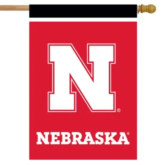 Briarwood Lane Nebraska Cornhuskers House Flag NCAA Licensed 28" x 40" image {1}