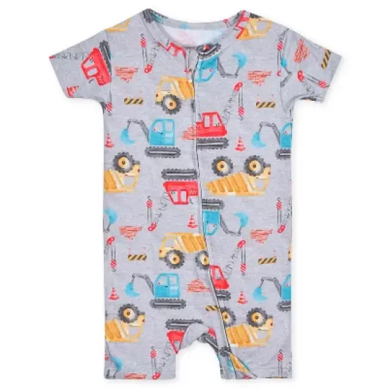 Gerber Buttery-Soft Snug Fit Short Sleeve Romper image {20}