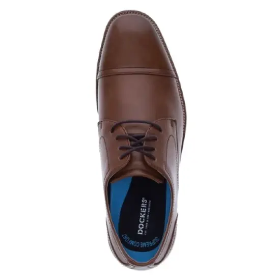 Dockers Mens Baytown Dress Captoe Oxford Lace Up Shoes image {1}