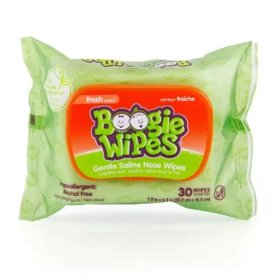 Boogie Wipes Saline Nose Wipes Fresh Scent - 30ct image {10}