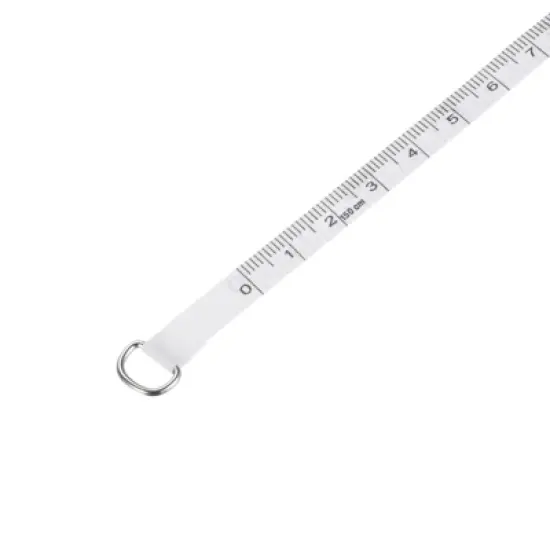 Unique Bargains Rulers and Measuring Tools Retractable Tailor Tape with Chain 60 inch/1.5m image {3}