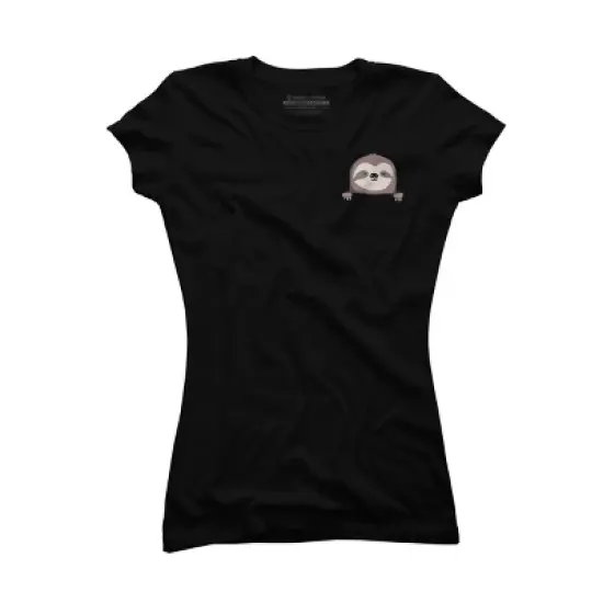 Junior's Design By Humans My Sleepy pet By radiomode T-Shirt image {3}