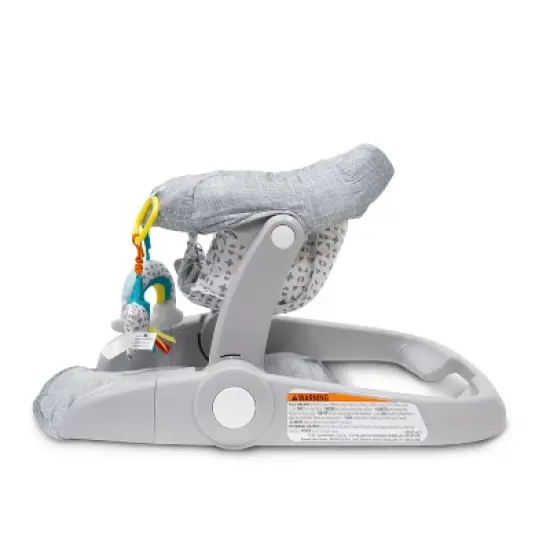 Ingenuity Learn-to-Sit 2-Position Booster Seat - Heather Gray image {3}