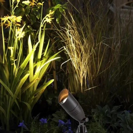 C Cattleya 12V Dark Bronze Directional Uplight Outdoor Landscape Spot Light (4-pack) image {4}